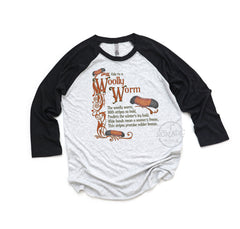 Ode to a Woolly Worm Raglan