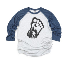 Bigfoot Leave No Trace Raglan