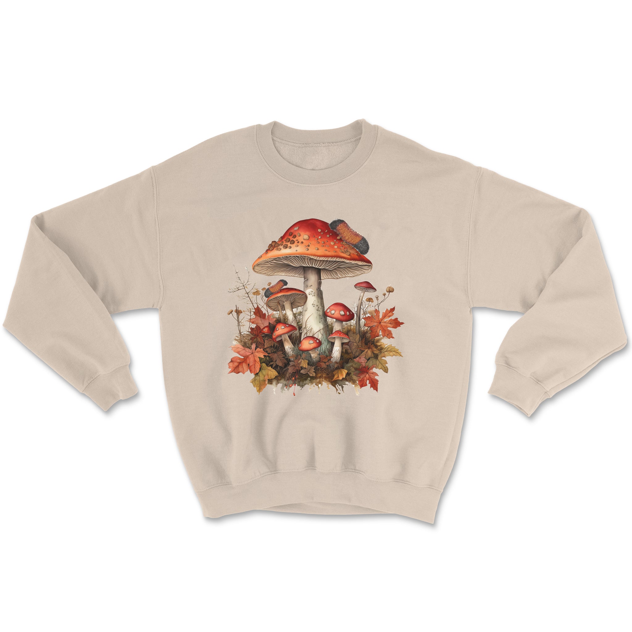 Woolly Worm Mushroom Sweatshirt