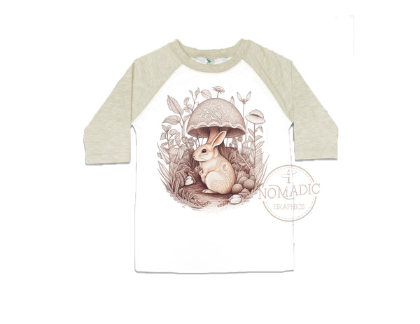 Cottage Bunny Inflant, Toddler & Youth Raglan